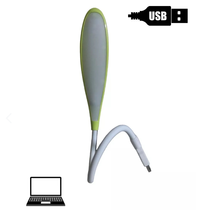 Luz Led De Lectura Usb Flexible Portátil